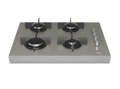 Beko BSTOC 828 G Set Üstü Gazlı Ocak 60 cm Gri Cam Yüzey
