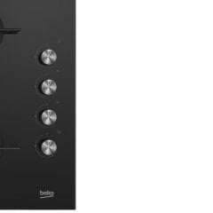 Beko BSTOC 826 S Set Üstü Gazlı Ocak 60 cm Siyah Cam Yüzey