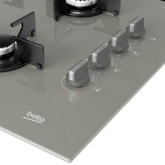 Beko BOCD T 6510 EG Gazlı Ocak Gri Cam Yüzey