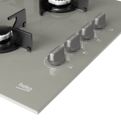 Beko BOCD T 6011 EG Gri Cam Ankastre Ocak