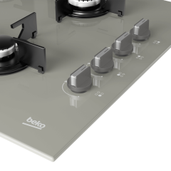 Beko BOCD T 6011 EG Gri Cam Ankastre Ocak