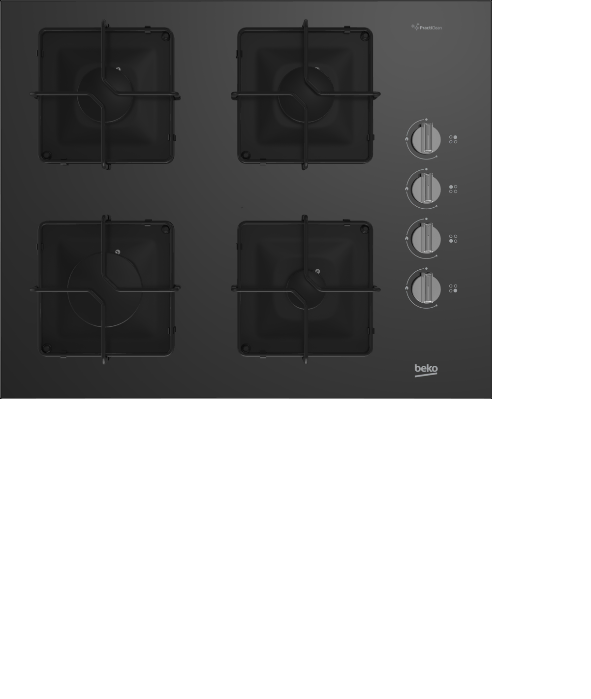 Beko BOCD K 6510 ES Gazlı Cam Tablalı Ocak