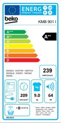 Beko KMB 901 I Beyaz 9 Kg Ironfinish Kurutma Makinesi