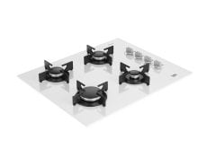 Beko BOCD T 6510 EB Beyaz Cam Gazlı Ocak