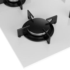 Beko BOCD T 6510 EB Beyaz Cam Gazlı Ocak