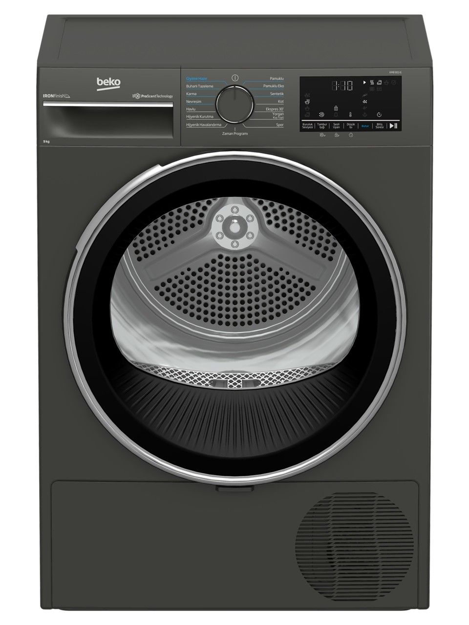 Beko KMB 901 IG Gri 9 Kg Ironfinish Kurutma Makinesi