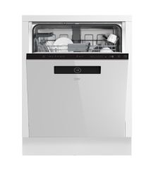 Beko BBC 161 B 6 Programlı Beyaz Cam Ankastre Bulaşık Makinesi