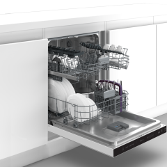 Beko BBC 161 B 6 Programlı Beyaz Cam Ankastre Bulaşık Makinesi