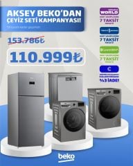 Beko 970475 EI Buzdolabı BM 4144 OK I 4 Programlı Bulaşık Makinesi CMX 10120 S 10 Kg 1200 Devir Çamaşır Makinesi KMX 1001 S 10 Kg Çamaşır Kurutma Makinesi