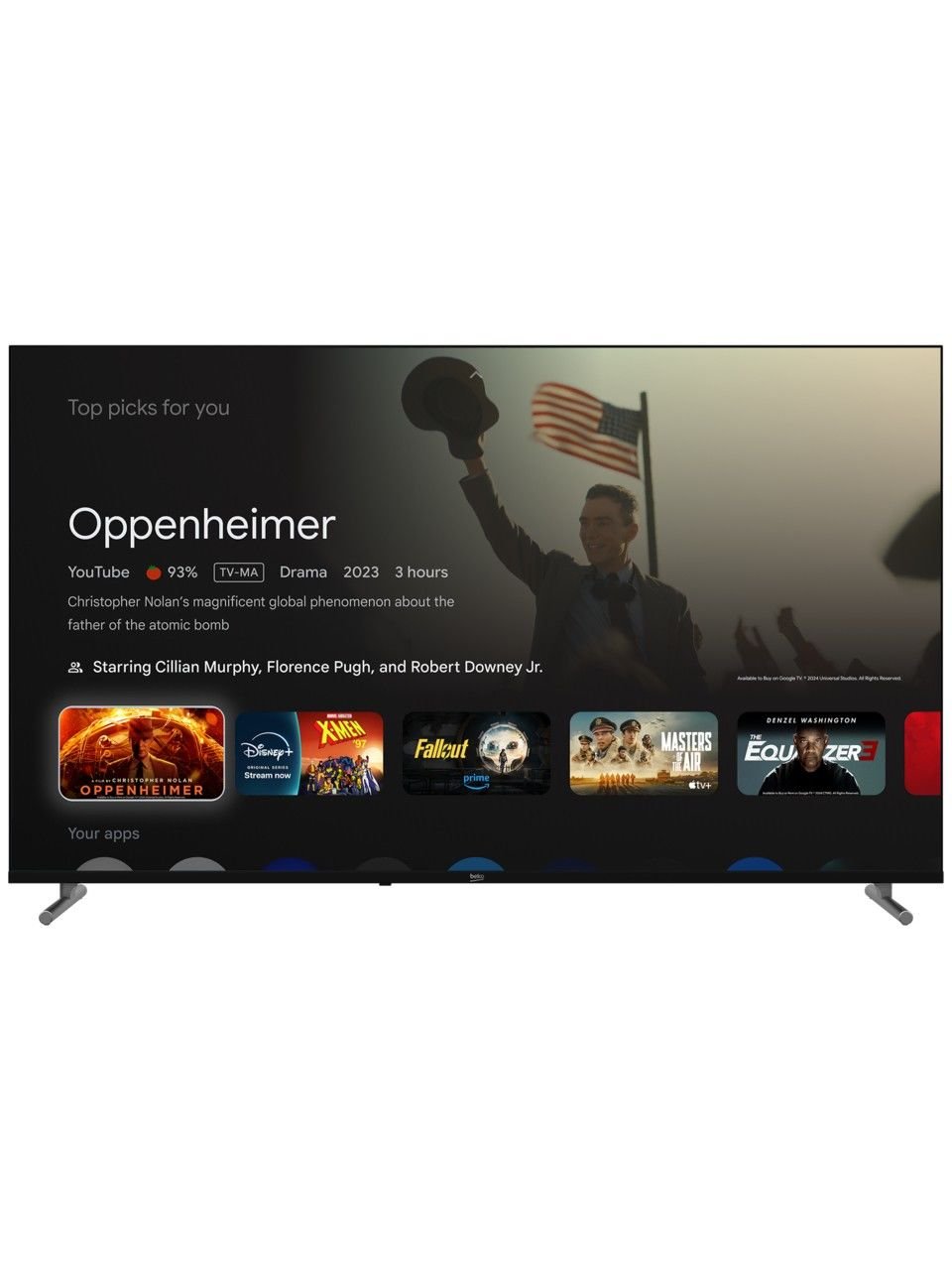 Beko Crystal 7 55'' 4K UHD Google TV B 755 C Smart TV Televizyon