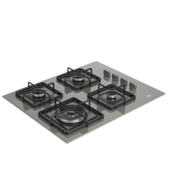 Beko BOCD K 6510 EWG Wok Gözlü Ankastre Gri Cam Tablalı Ocak