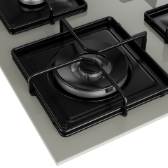 Beko BOCD K 6510 EWG Wok Gözlü Ankastre Gri Cam Tablalı Ocak