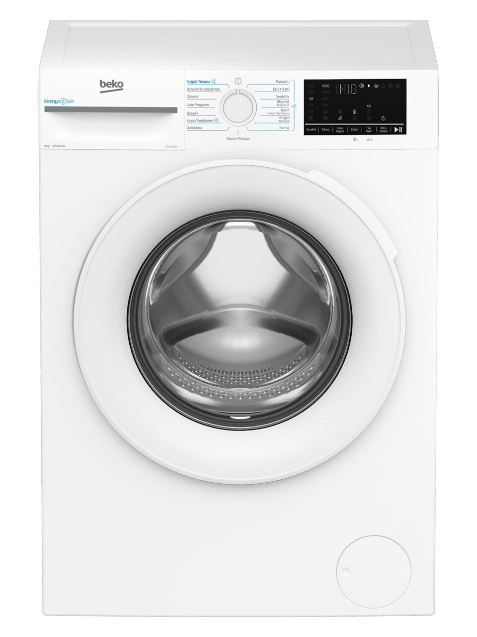 Beko CMXT 9120 9 Kg 1200 Devir Beyaz Çamaşır Makinesi